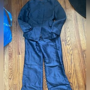 Carolina Herrera silk pant suit